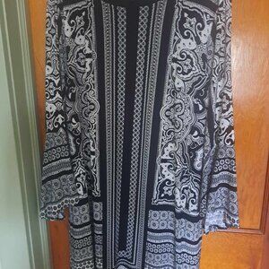 Navy Blue and White dress